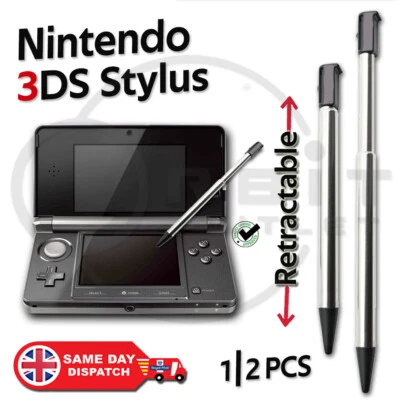Nintendo 3DS Stylus Metal Retractable Touch Pen Pointer For Nintendo CTR-001 3DS