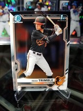 2021 Bowman Chrome Draft REED TRIMBLE 1st Bowman RC Baltimore ORIOLES #BDC-144