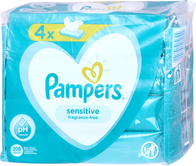 pampers sensitive fragrance free