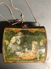 Antike  Puppen Botanisiertrommel