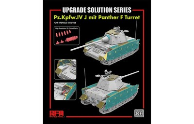 Ryefield Models 1/35 Upgrade Solution Series Pz.Kpfw.IV J mit Panther F Turret