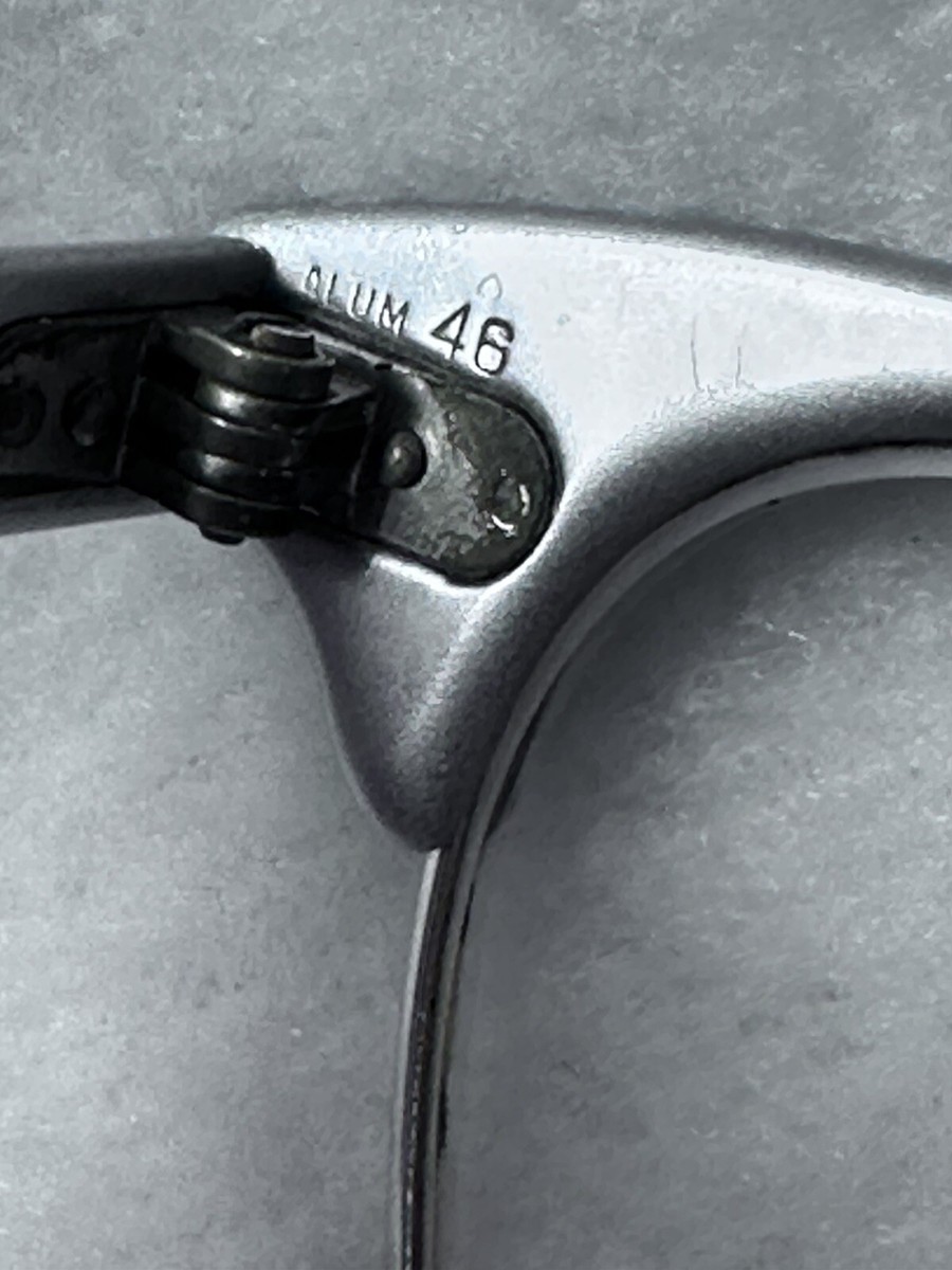 Vintage ART CRAFT CAT EYE Eye Glasses Aluminum Frame 4 1/2 - 5 3/4