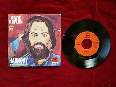 ARTIE KAPLAN Harmony + Stay don't go MADE in ITALY 1973 Disc 45 ITALIENISCHER DRUCK