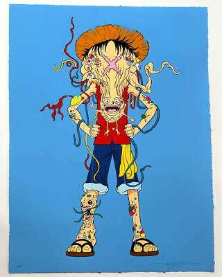 One Piece No-Longer Luffy by Alex Pardee Ltd Edition x/100 Poster