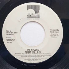 Nylons ‎- Poison Ivy / Kiss Him Goodbye - Windham Hill 45 RPM 7" Vinyl '88