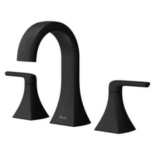 Pfister Bruxie 8 in. Adjust Widespread Double Handle Bathroom Faucet w/Drain Kit