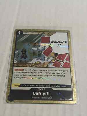 One Piece The Best PRB-01 Barrier OP04-095 Jolly Roger Foil English