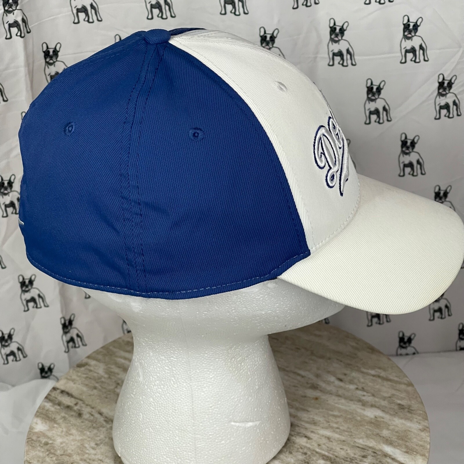 White Blue and Black Los Angeles Dodgers NIKE Fitted … Gem