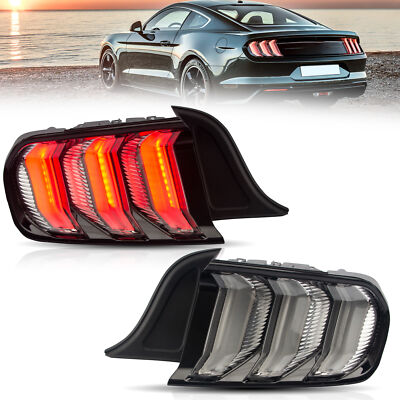 VLAND LED Rückleuchten für 2015 2019 2020 Ford Mustang Sequentiell 5 Models L+R