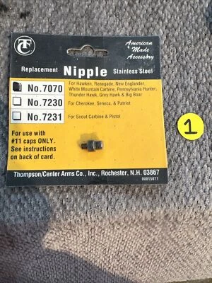 THOMPSON/CENTER ARMS Thompson Center Replacement Nipple #7070 (1)