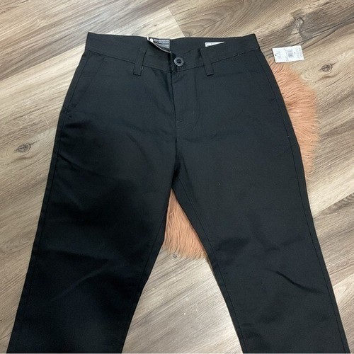 Volcom Frickin schwarze Skate Chino Hose Größe 29 Neu mit Etikett - Bild 3 von 14