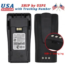 For Motorola PMLN6598 PMNN4251 CP200D DEP450 PR400 Battery NNTN4497CR USB-C