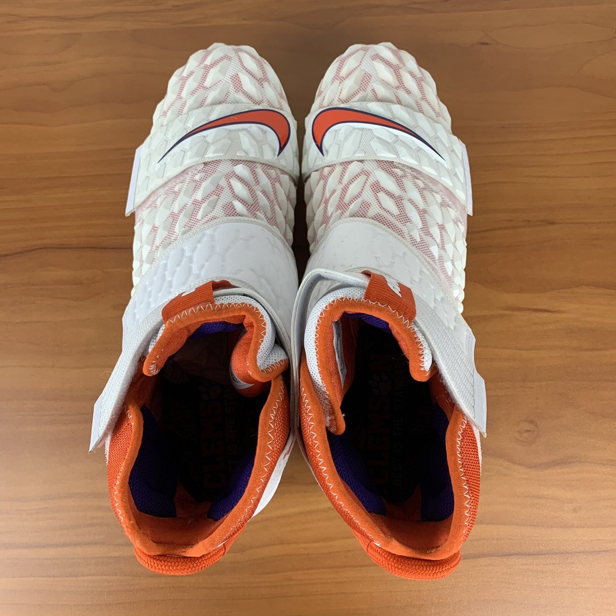 Nike Clemson Tigers PE Force Savage 2 TD Football Cleats Nike Clemson Tigers PE Force Savage 2 TD Football Cleats  main image 3