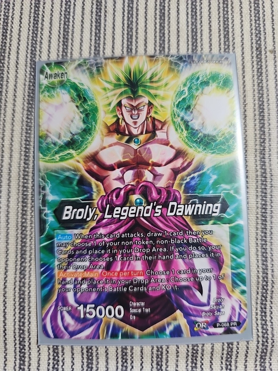 ●DON BARON レアミドル Dragon Ball Super Leader Card Broly Legend's Dawning P-068