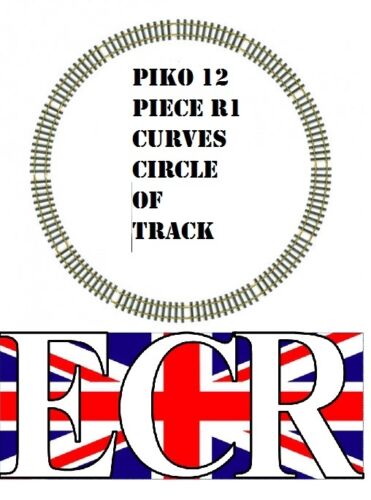 NEW PIKO G SCALE BRASS METAL TRACK CIRCLE 12 R1 CURVES LGB BACHMANN 45mm GAUGE - Picture 1 of 6