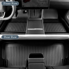 Universal Car All Weather Heavy Duty Car Mats Liners Rubber Floor Mats Black