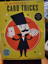 19 AMAZING CARD TRICKS Impressive Tricks For Ages 4 w/Instruction Booklet NIB