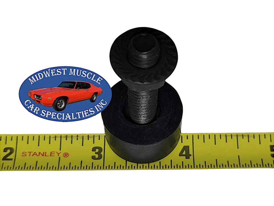 Tapón de parachoques para capó Chevelle El Camino Monte Carlo ajustable de goma tuerca de perno B56 Foto 4 de 4