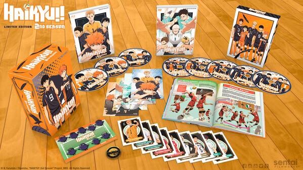 Haikyu Haikyuu Season 2 Premium Box Set Blu ray Limited Edition Sentai 