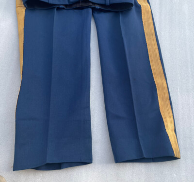 army nco dress blue pants Men's ARMY ASU Dress Blue Trousers w/Gold Braid