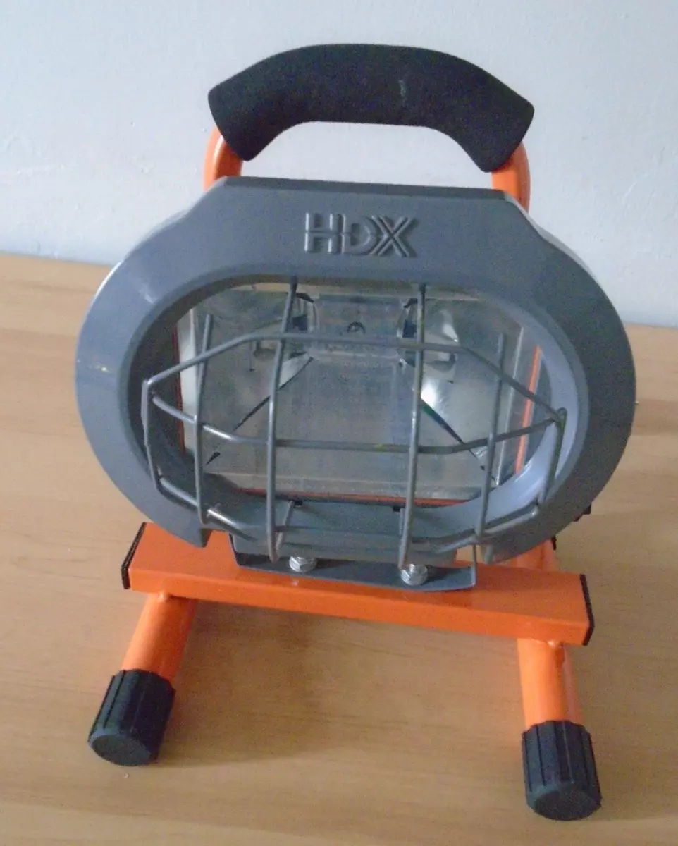 Hdx portable halogen work light deals