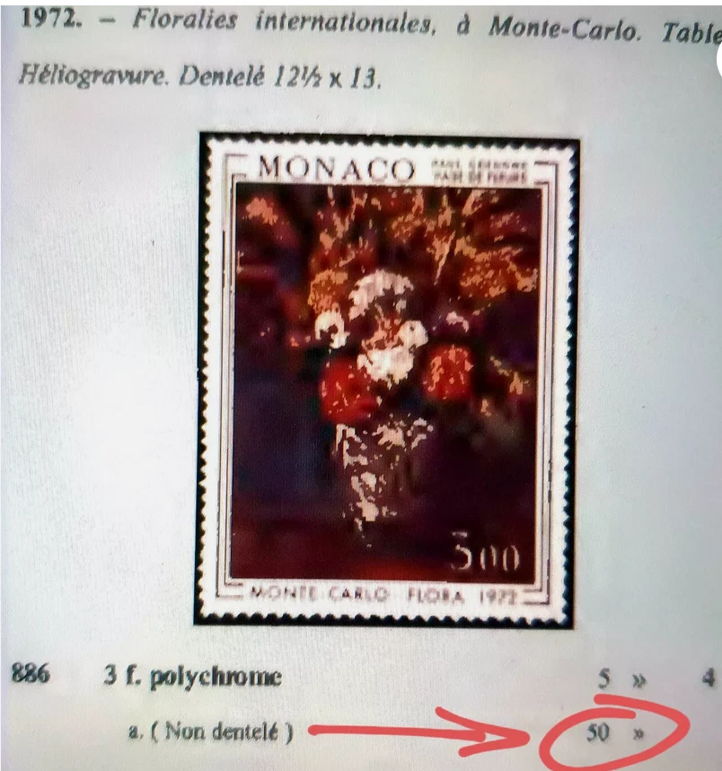 Mónaco 1973 imperf 4 estampillas MNH Quartblock edición completa YT €200,00 Foto 2 de 2