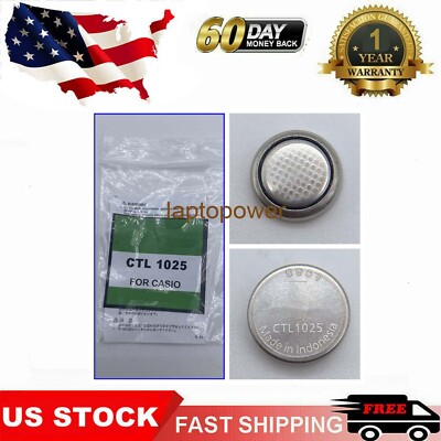 CTL1025 - CTL 1025 Capacitor Watch Battery For Casio :G-Shock, Wave Ceptor WATCH