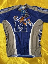 Nike University of Memphis Tigers Cycling Jersey #1 Blue (Size XLarge)