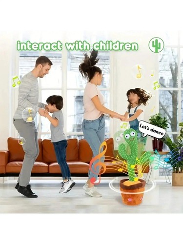 Talking Cactus Toys For Baby Boys And Girls, Singing Mimicking Cactus Up Plus - Picture 6 of 7