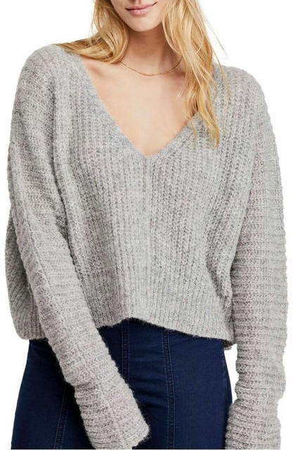 People Moonbeam Sweater Top Size L 