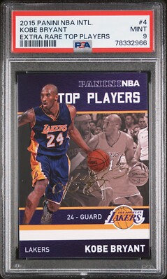 PSA PANINI NBA INTERNATIONAL KOBE BRYANT EXTRA RARE TOP PLAYERS