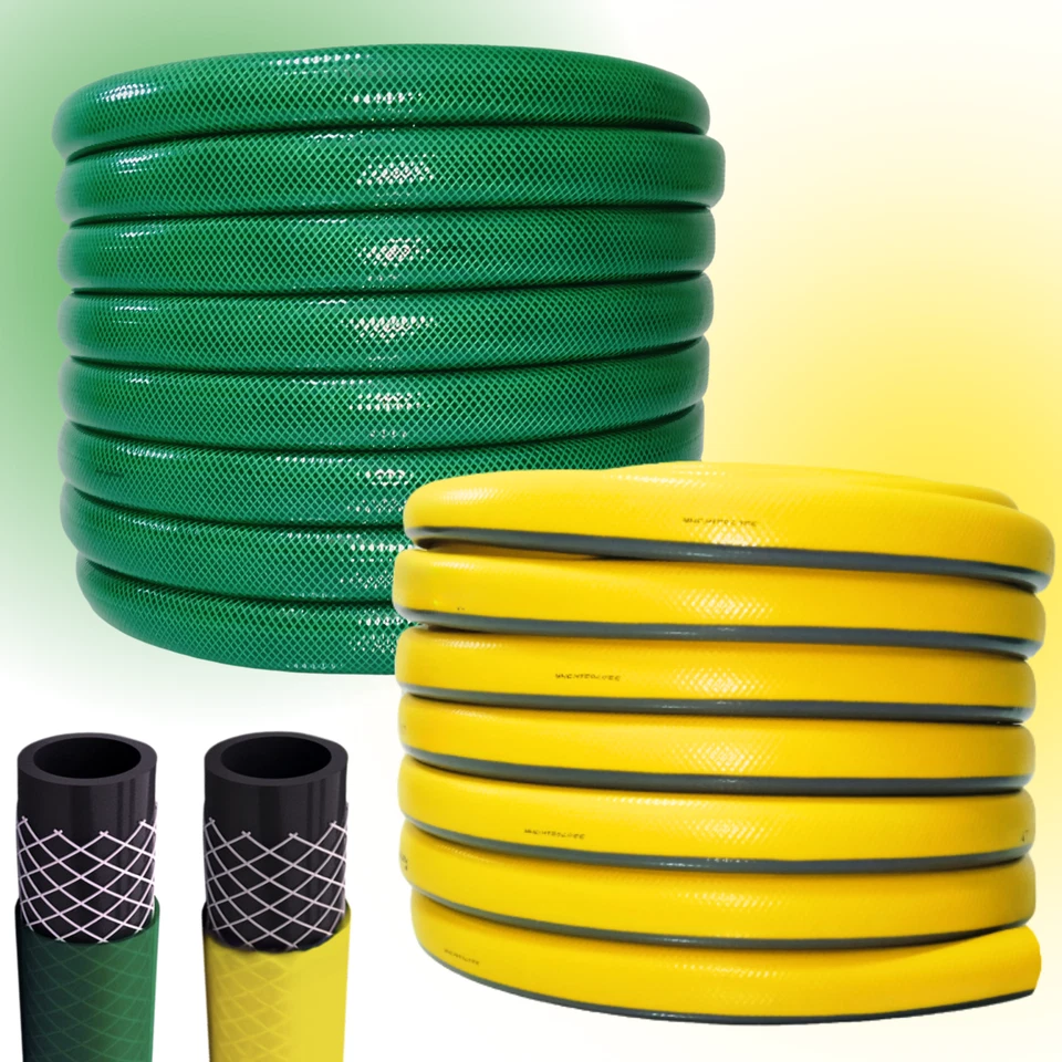 Gartenschlauch Schlauch 1 Zoll 1m 20m 30m 50m Grün Gelb Varianten - Bild 2 von 4