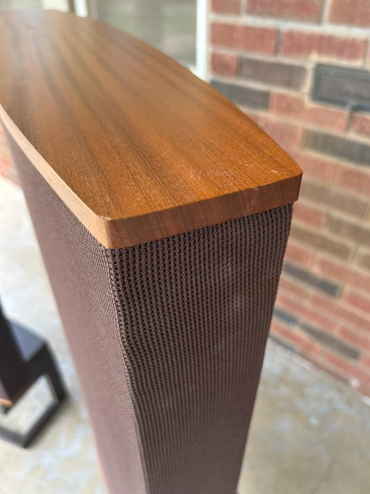 Quad ESL 63 Electrostatic Loudspeakers Speakers w/ Stands CLEAN As-Is - Image 3 of 4