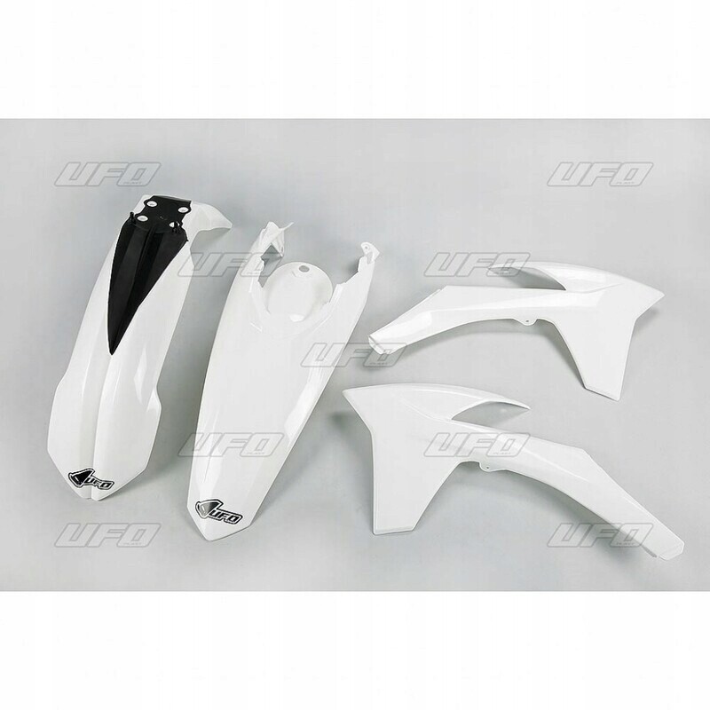 Kit plastique KTM EXC 12-13 blanc pour réparer carénage usé moto enduro KT513E047