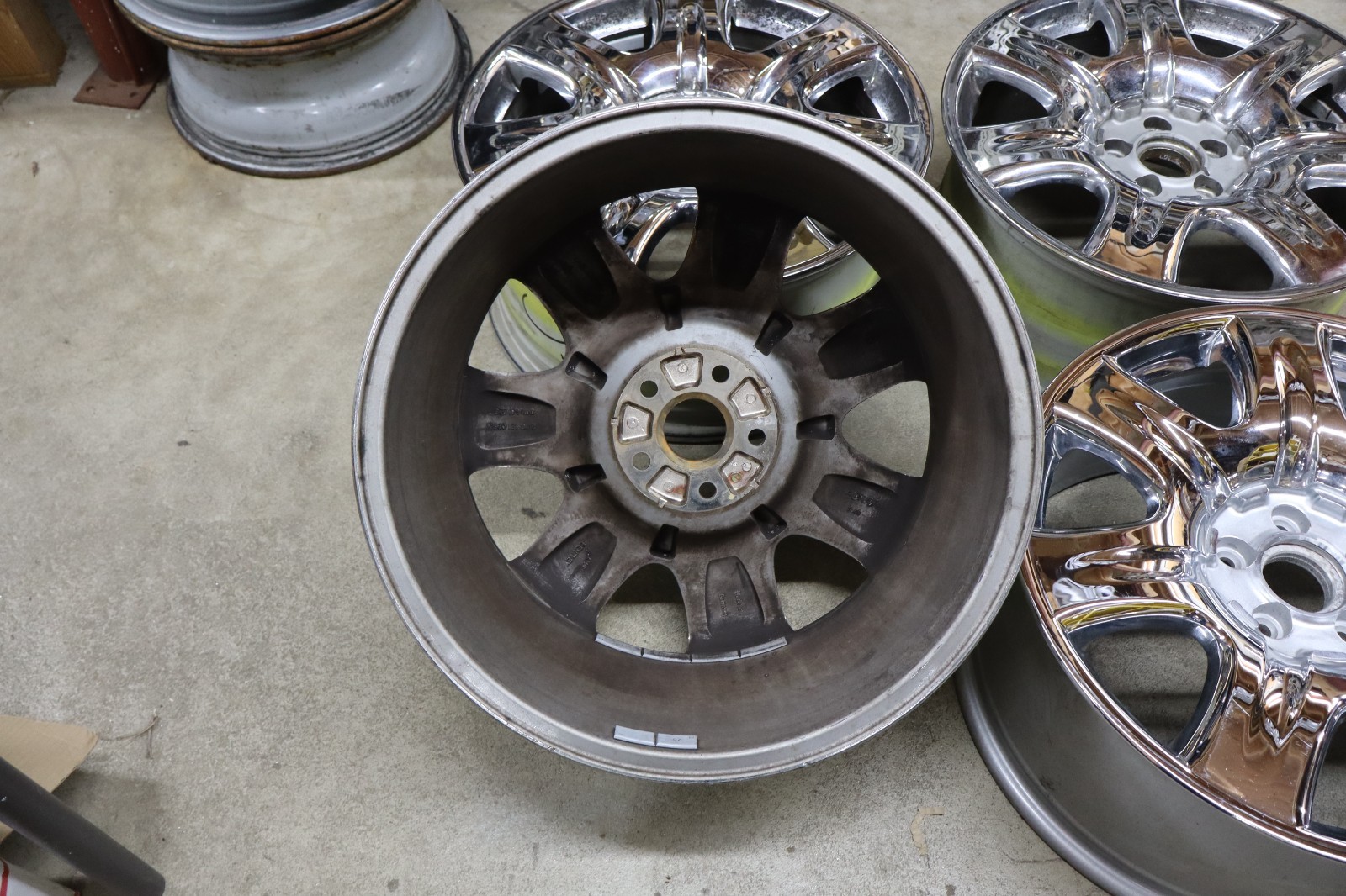 Bentley Continental 2004-2008 19" SET of 4 OEM Wheel Rim CHROME 3W0601025AF