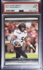 Patrick Mahomes Rookie PSA 9 MINT 2017 Leaf Draft #56 Kansas City Chiefs RC