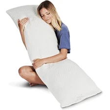 Snuggle-Pedic Body Pillow for Adults - Breathable, Full Body Pillow for Side ...