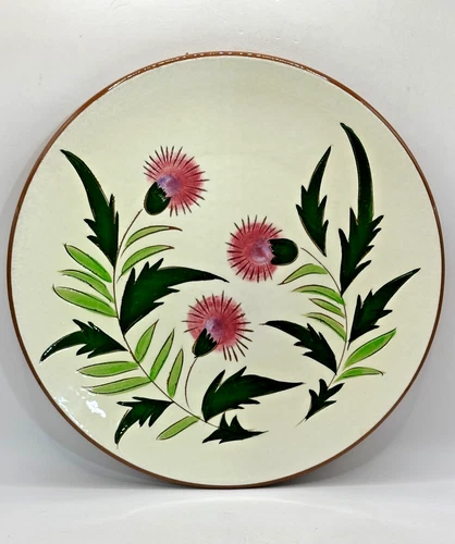 Thistle by The Stangl Art Pottery Company of NJ Vintage 10" Dinner Plate