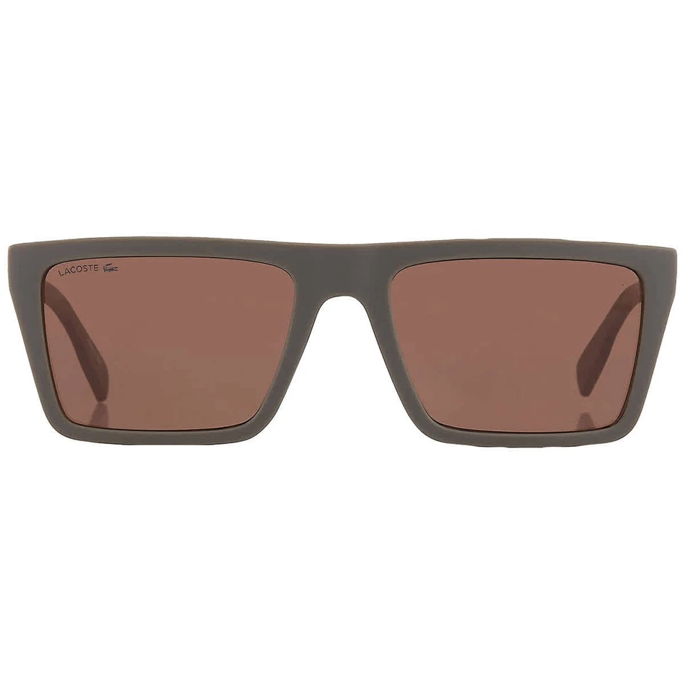 Gafas de sol cuadradas marrones para hombre Lacoste L6009S 275 56 L6009S 275 56 Foto 2 de 4