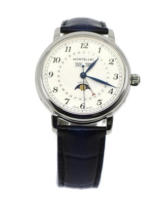 Montblanc Star Calendar Stainless Steel Watch 116516