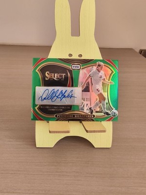 Danielle Fotopoulos 2024-25 Panini Select Pitchside Green Auto 5/5 USA Women