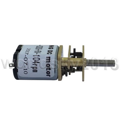 6V 104rpm Metal Gearbox Speed Reduction Gear Motor for Automatic Door Lock Robot