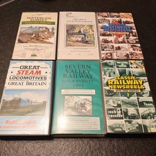 6x VHS Steam Railway Train Videos - Job Lot / Collection #18