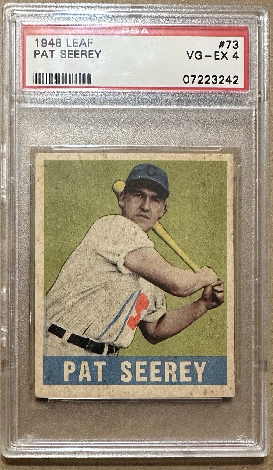 1948-49 Leaf Pat Seerey #73 (RC) PSA 4