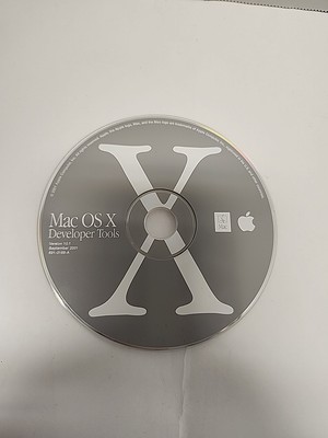 Vintage 2001 Apple Mac OS X 10.1 Developer Tools Install Disc CD