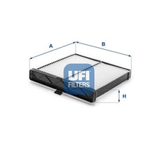 UFI Innenraumfilter 53.365.00 Partikelfilter für MAZDA CX 30 DM DT ED BP DK DL