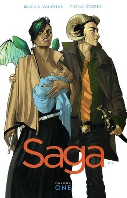 SAGA, VOL. 1 (TURTLEBACK SCHOOL & LIBRARY BINDING EDITION) By Brian K. Vaughan