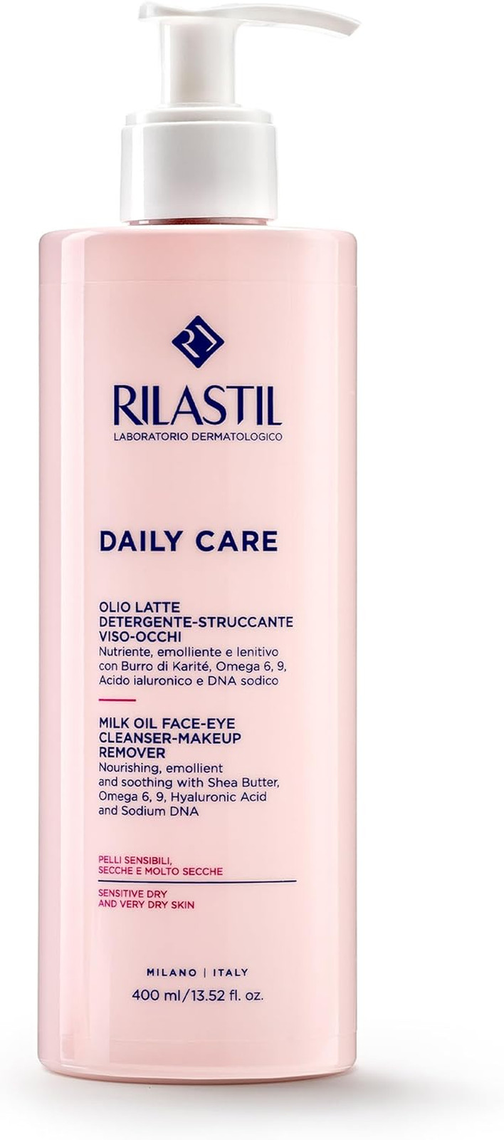Rilastil Daily Care Olio Latte Struccante Viso e Occhi - Nuova Formula