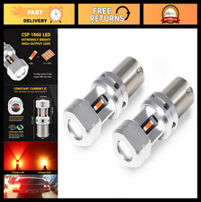 1156 Red Led Brake Light Bulbs P21w Tail Lights 2-pack High Brightness