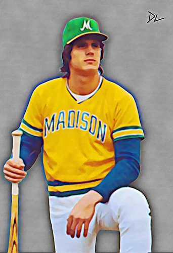 Jose Canseco "Madison Muskies" Original Pop Art Print - 13 x 19 Poster